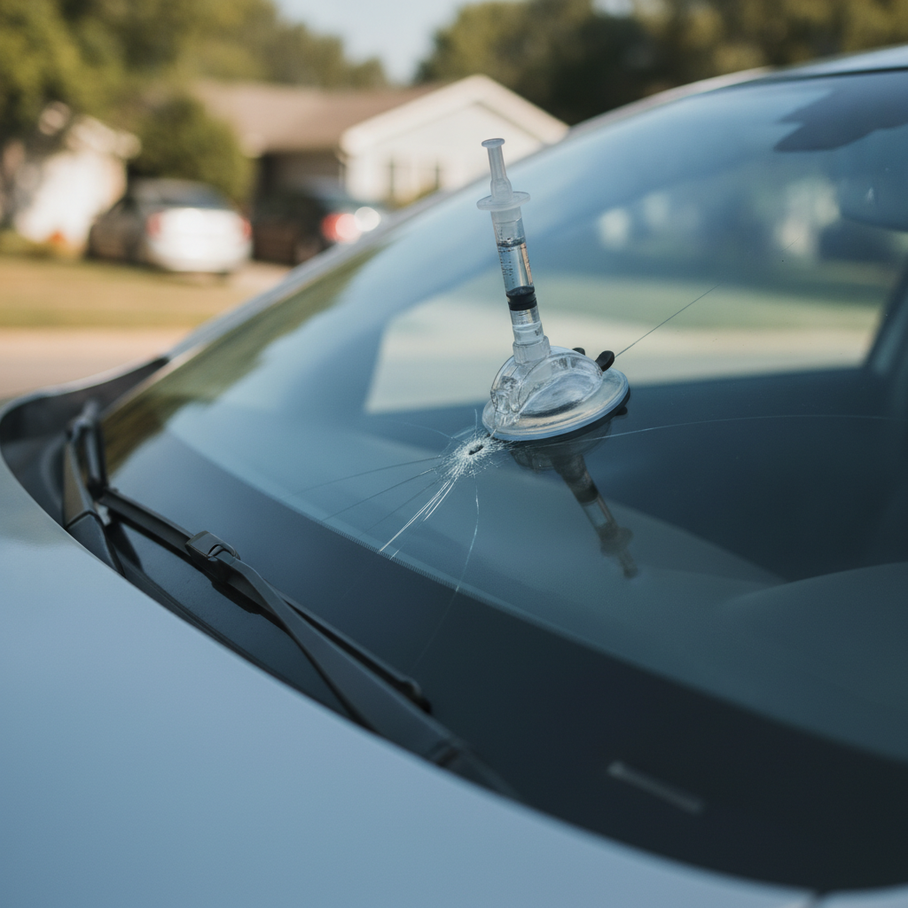 Windshield Chip Repair-no people or no text
